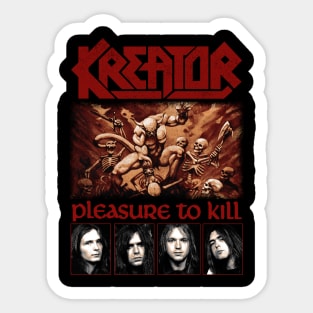 Kreator : Pleasure To Kill Sticker